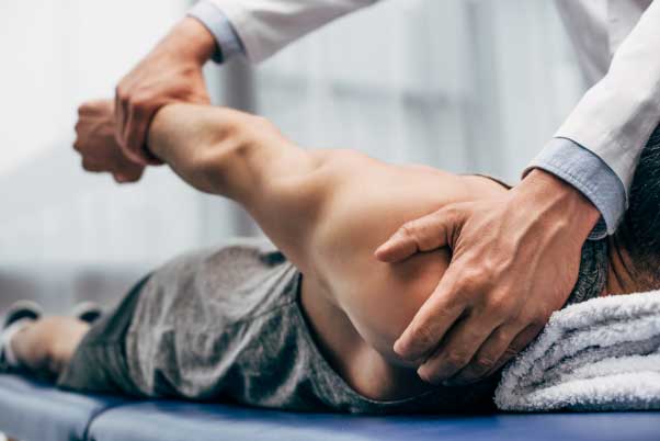 Shoulder arm stretching